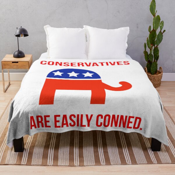 Item preview, Conservatives are easily conned. designed and sold by Rachel the Artist .