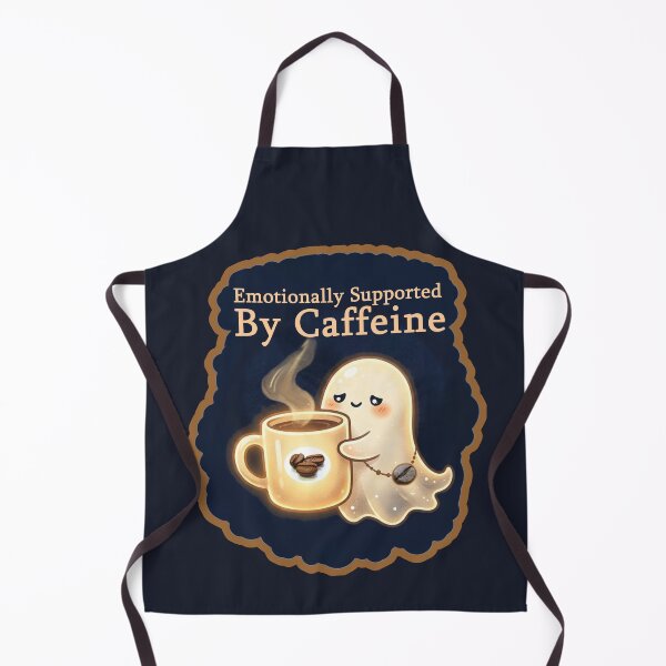 Item preview, Emotionally Supported By Caffeine designed and sold by QuietNovaShop.