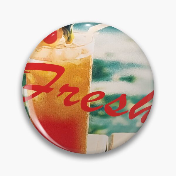 Item preview, Fresh - Retro Summer Vacation & Yellow Orange Fresh Juice Aesthetic  designed and sold by Tokraz-art.