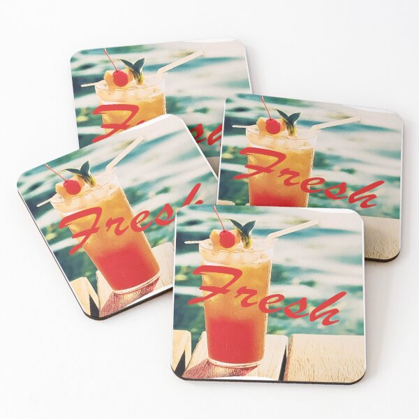 Item preview, Fresh - Retro Summer Vacation & Yellow Orange Fresh Juice Aesthetic  designed and sold by Tokraz-art.