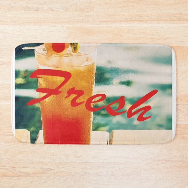 Item preview, Fresh - Retro Summer Vacation & Yellow Orange Fresh Juice Aesthetic  designed and sold by Tokraz-art.