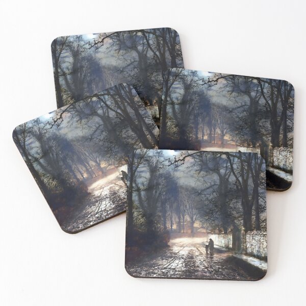 Item preview, Moonlit Lane - John Atkinson Grimshaw designed and sold by Jon-Baran.
