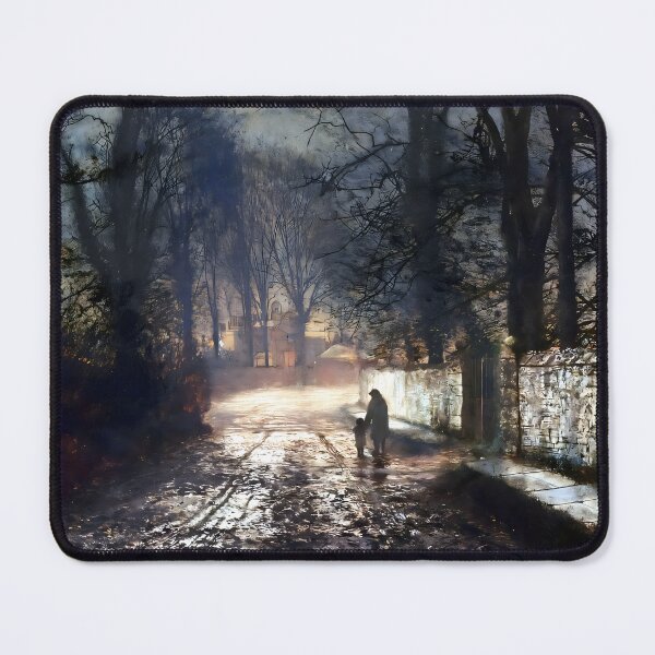 Item preview, Moonlit Lane - John Atkinson Grimshaw designed and sold by Jon-Baran.