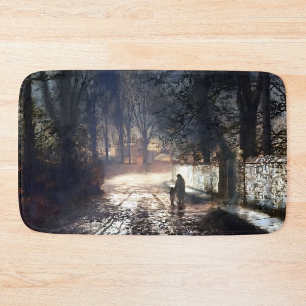 Item preview, Moonlit Lane - John Atkinson Grimshaw designed and sold by Jon-Baran.