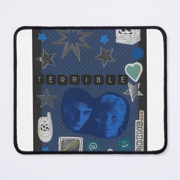 Item preview, TERRIBLE - Dan and Phil collage zine page designed and sold by zinesbyscout.