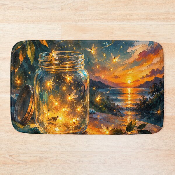Item preview, Abstract Fireflies designed and sold by Printed Path Designs.