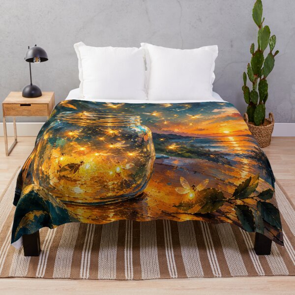 Item preview, Abstract Fireflies designed and sold by Printed Path Designs.