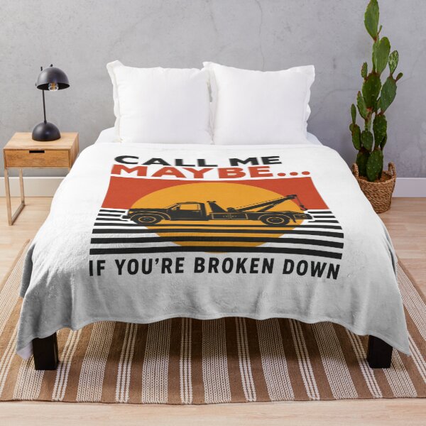 Item preview, Funny Tow Truck Driver Call Me Maybe If You're Broken Down Vintage Sunset designed and sold by kakmi-art.