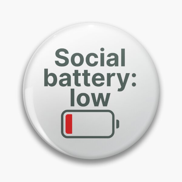 Item preview, Social Battery Low Introvert Meme Quote T-Shirt designed and sold by rafmv.