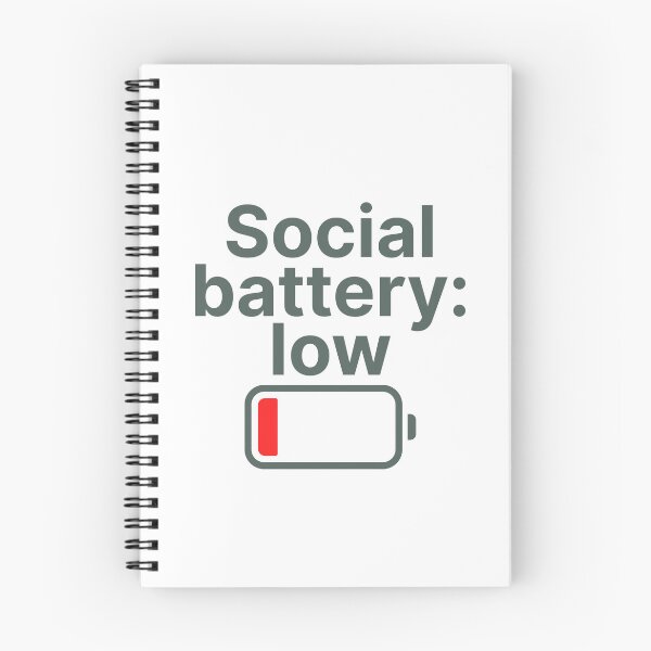 Item preview, Social Battery Low Introvert Meme Quote T-Shirt designed and sold by rafmv.