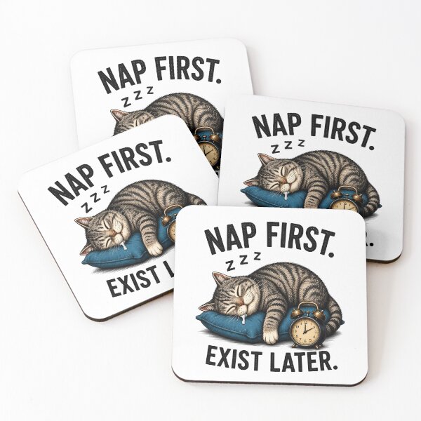 Item preview, Nap First Exist Later Cat designed and sold by yasmh.