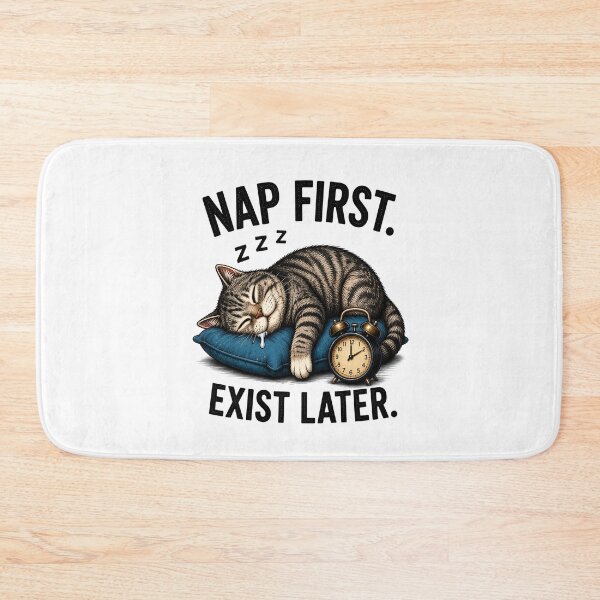 Item preview, Nap First Exist Later Cat designed and sold by yasmh.