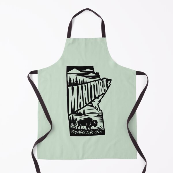 Item preview, Manitoba MB Bison and Northern Canadian Wilderness Silhouette designed and sold by meganohm.
