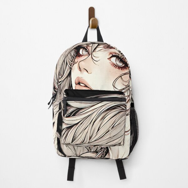 Item preview, Ethereal Anime Girl with Feathers Mystical Manga designed and sold by UrbanPrts.