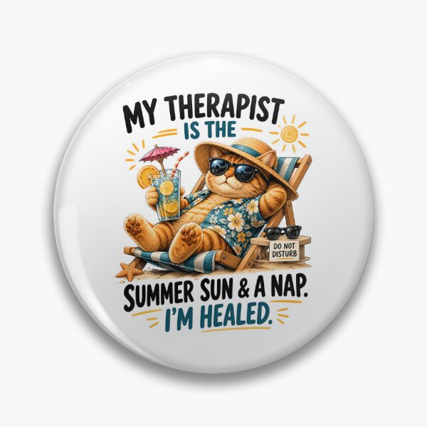 Item preview, My Therapist Is the Summer Sun and a Nap designed and sold by yasmh.
