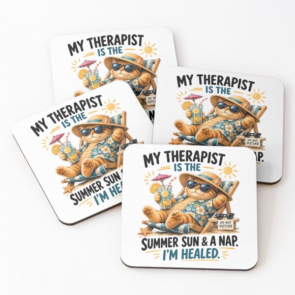 Item preview, My Therapist Is the Summer Sun and a Nap designed and sold by yasmh.