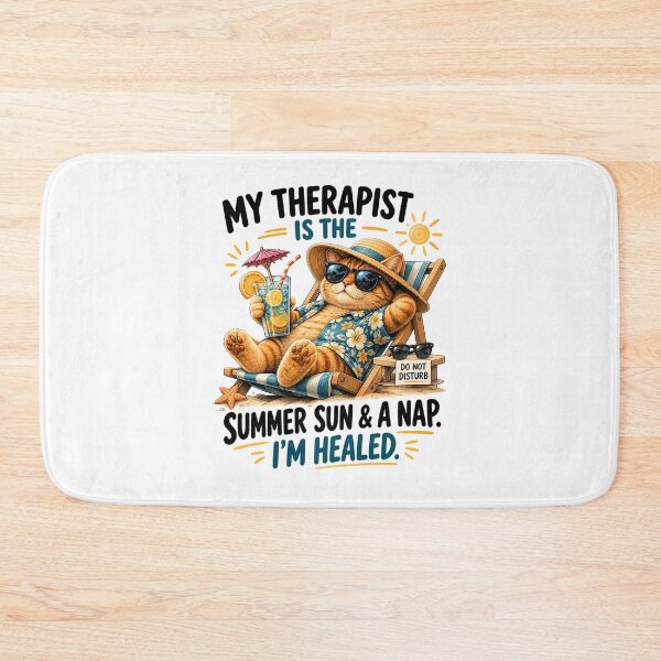 Item preview, My Therapist Is the Summer Sun and a Nap designed and sold by yasmh.