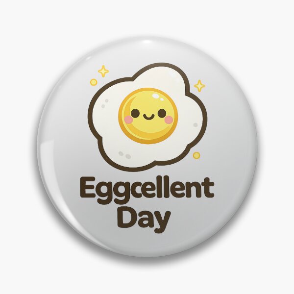 Item preview, Cute Fried Egg Character — Eggcellent Day designed and sold by DreamMachine69.