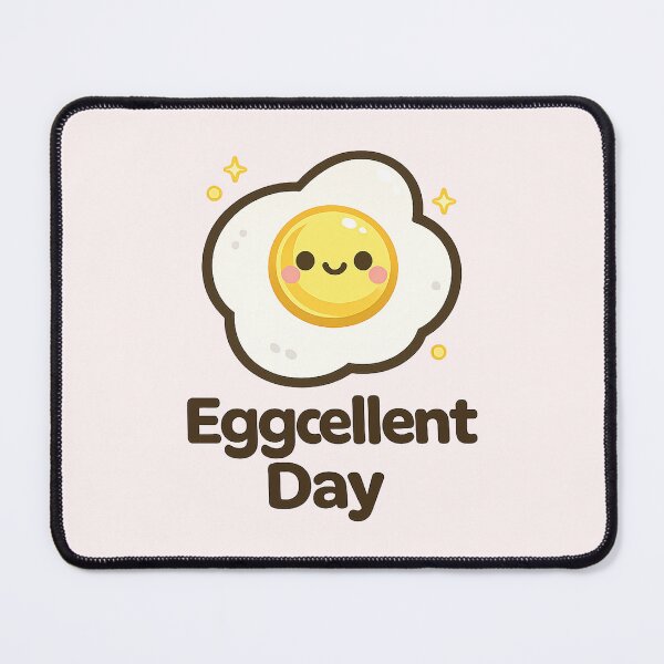 Item preview, Cute Fried Egg Character — Eggcellent Day designed and sold by Dream Machine.