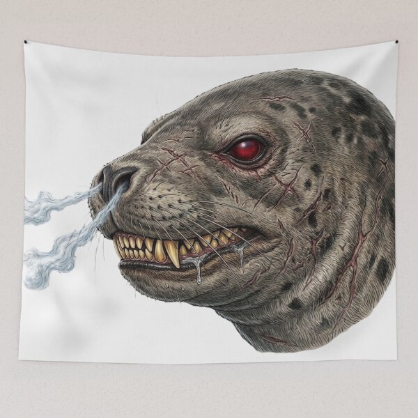 Item preview, Snarling Leopard Seal designed and sold by The-graphic-Artist .