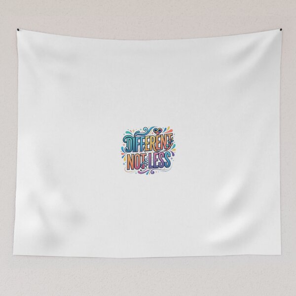 Item preview, Different Not Less Autism Acceptance designed and sold by NovaPrints Designs.