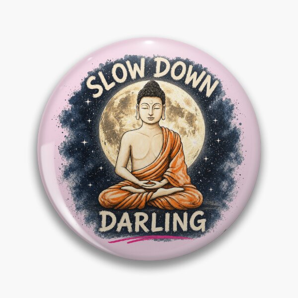 Item preview, TAKE IT OM-SY | Funny Buddha Design | Blush Pink Zen Art designed and sold by BlueberrySwan.