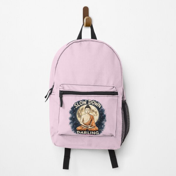 Item preview, TAKE IT OM-SY | Funny Buddha Design | Blush Pink Zen Art designed and sold by BlueberrySwan.
