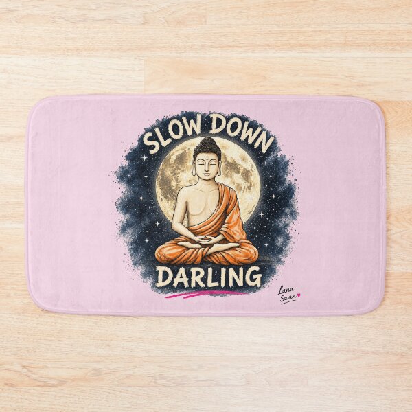Item preview, TAKE IT OM-SY | Funny Buddha Design | Blush Pink Zen Art designed and sold by BlueberrySwan.