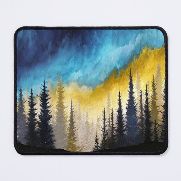 Item preview, Breathtaking Sunrise Over Mountain Pine Trees Digital Art designed and sold by DEC02.