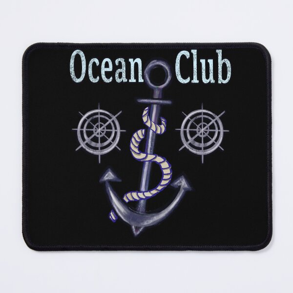 Item preview, Vintage Sailor Aesthetic Ocean Club Anchor Muted Blue Graphic designed and sold by Artonmytee.