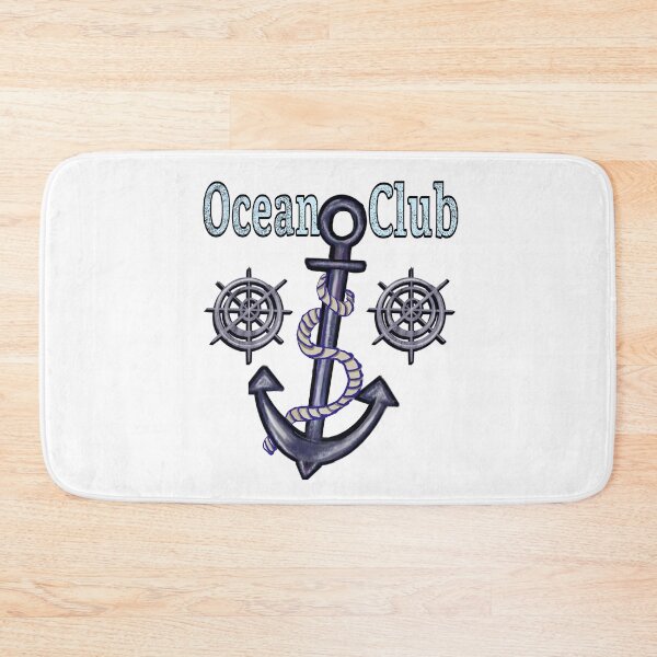 Item preview, Vintage Sailor Aesthetic Ocean Club Anchor Muted Blue Graphic designed and sold by Artonmytee.