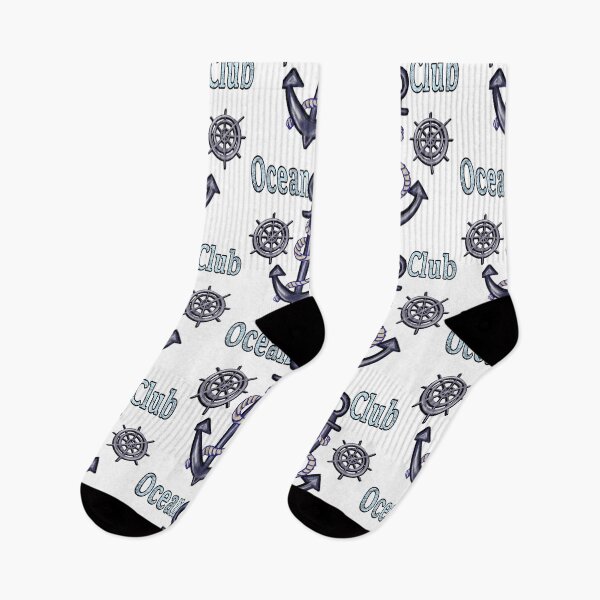 Item preview, Vintage Sailor Aesthetic Ocean Club Anchor Muted Blue Graphic designed and sold by Artonmytee.
