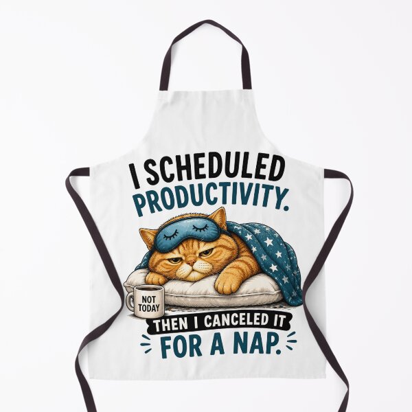 Item preview, I Scheduled Productivity Then I Canceled It for a Nap Cat designed and sold by yasmh.