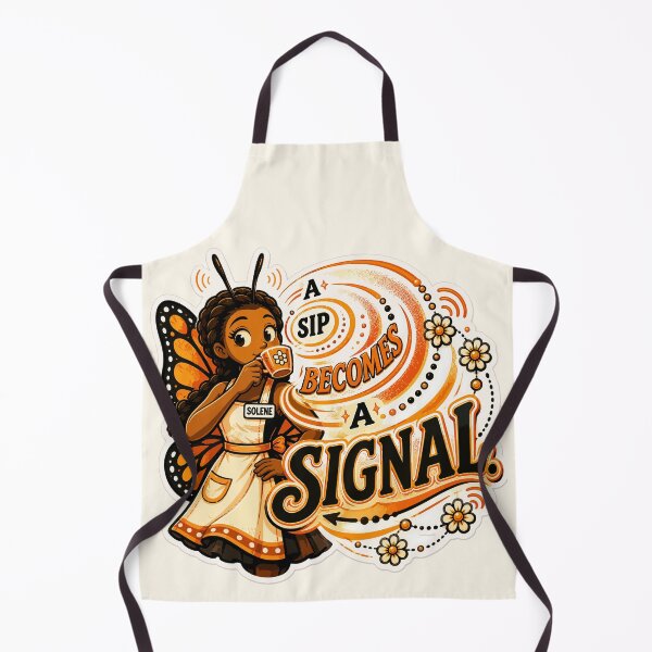 Item preview, A Sip Becomes A Signal | Solene Monarch designed and sold by shopbloombloom.