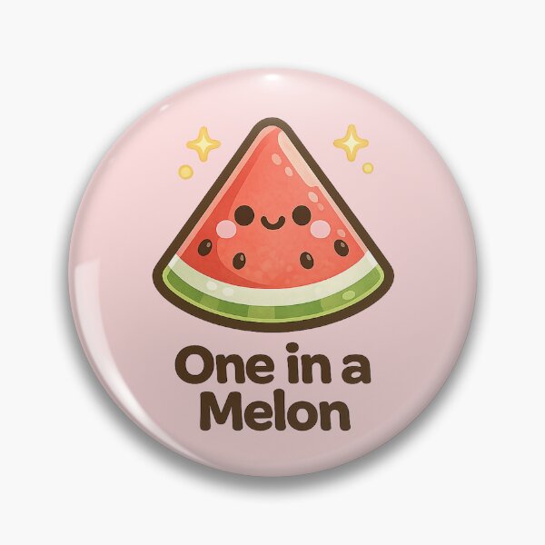 Item preview, Cute Watermelon Character — One in a Melon designed and sold by DreamMachine69.