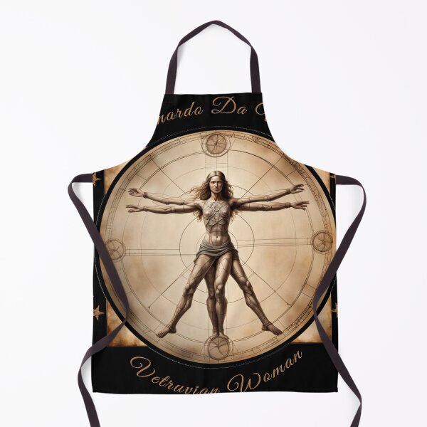 Item preview, Leonardo Da Vinci's Vitruvian Woman designed and sold by artBeatandSoul.