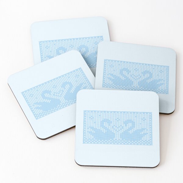 Item preview, Folk Swan Romantic Crochet Doily designed and sold by emmajeannette.