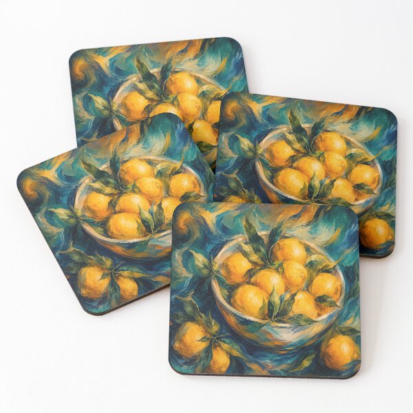 Item preview, Abstract Lemons designed and sold by Printed Path Designs.
