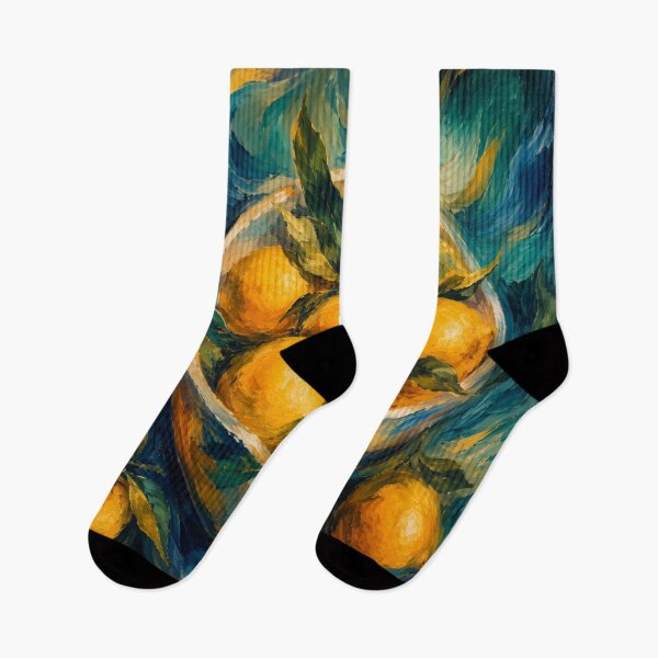 Item preview, Abstract Lemons designed and sold by Printed Path Designs.