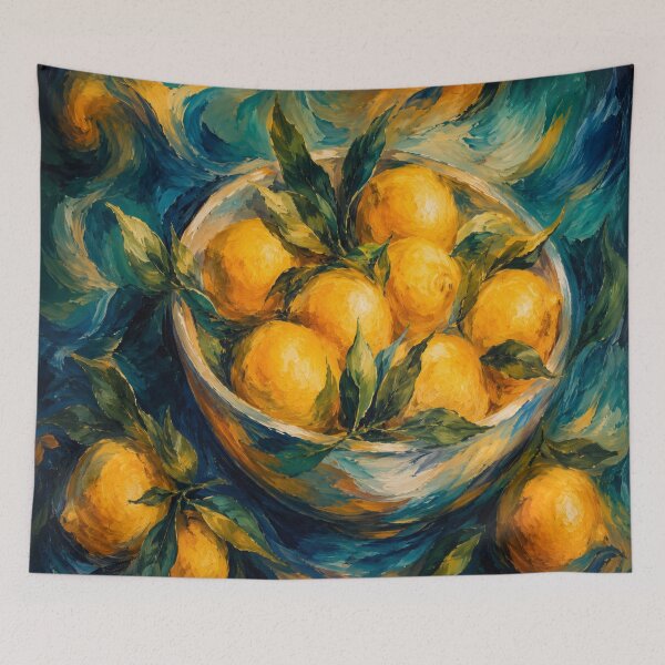 Item preview, Abstract Lemons designed and sold by Printed Path Designs.