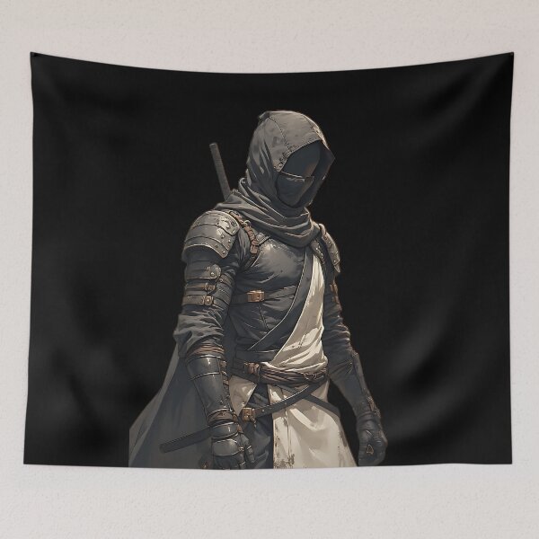 Item preview, Mysterious Fantasy Assassin Hooded Stealth Warrior RPG designed and sold by UrbanPrts.