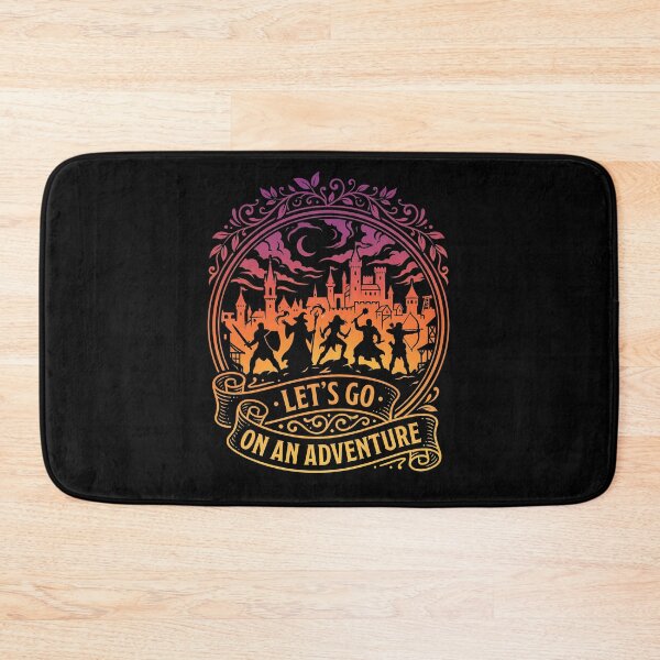 Item preview, Rainbow DnD Let's Go On An Adventure Silhouette Gift designed and sold by EKHOAISTORE.