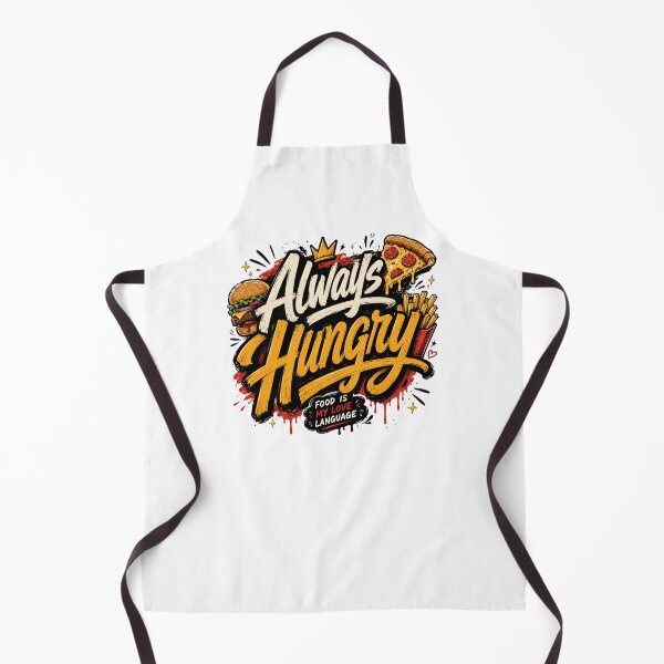 Item preview, Always Hungry Typography Funny Food Lover Design designed and sold by ILYASSE1.