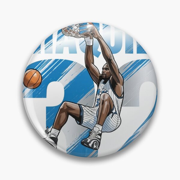 Item preview, Shaquille O'Neal 32 Retro Basketball Slam Dunk Art designed and sold by Thogan0416.