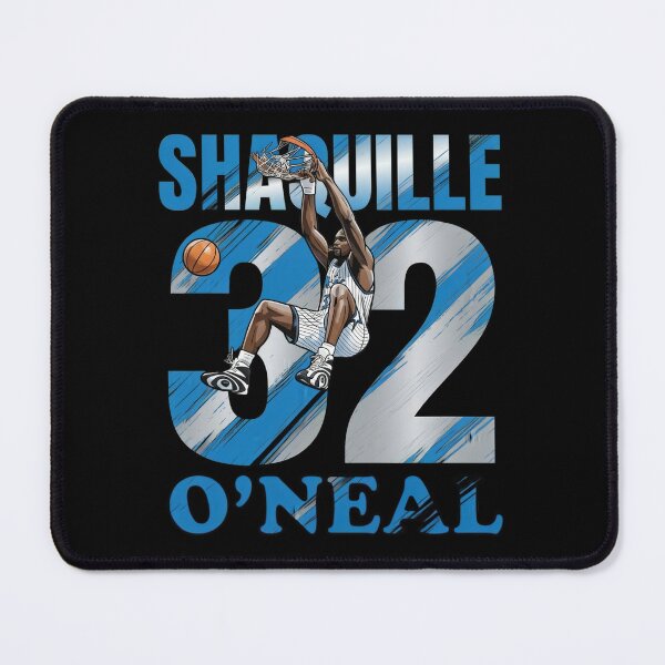 Item preview, Shaquille O'Neal 32 Retro Basketball Slam Dunk Art designed and sold by Thogan0416.