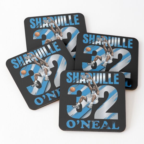 Item preview, Shaquille O'Neal 32 Retro Basketball Slam Dunk Art designed and sold by Thogan0416.