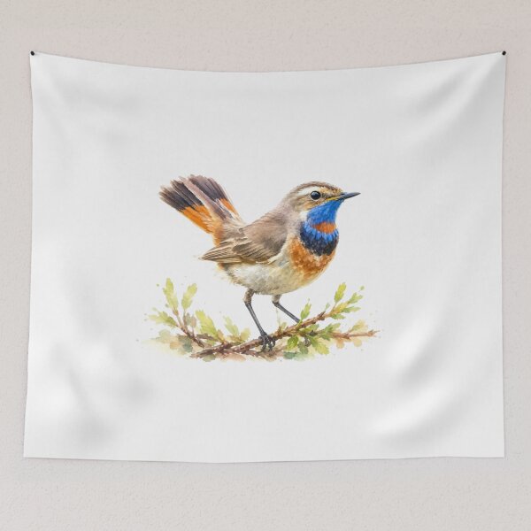 Item preview, Bluethroat (Luscinia svecica) designed and sold by HOMETOWN86.
