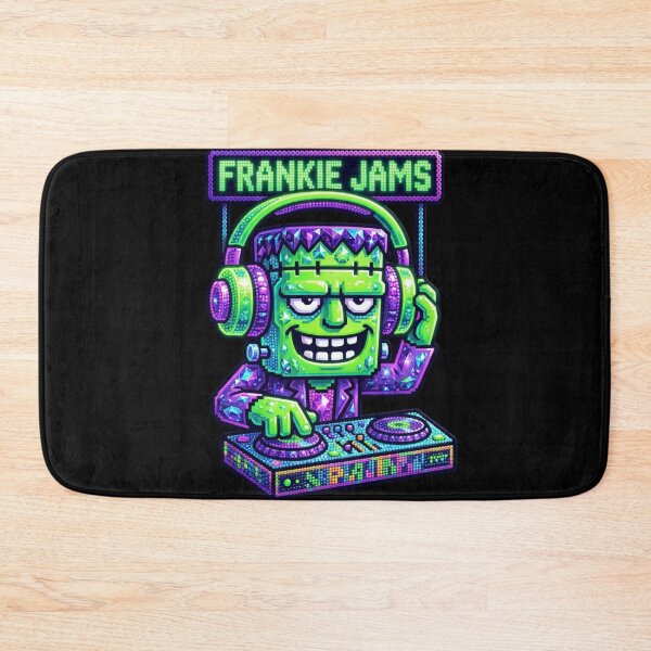 Item preview, Cool DJ Frankenstein 3D Perler Bead Pop Art Design designed and sold by Rahaf-shop9.