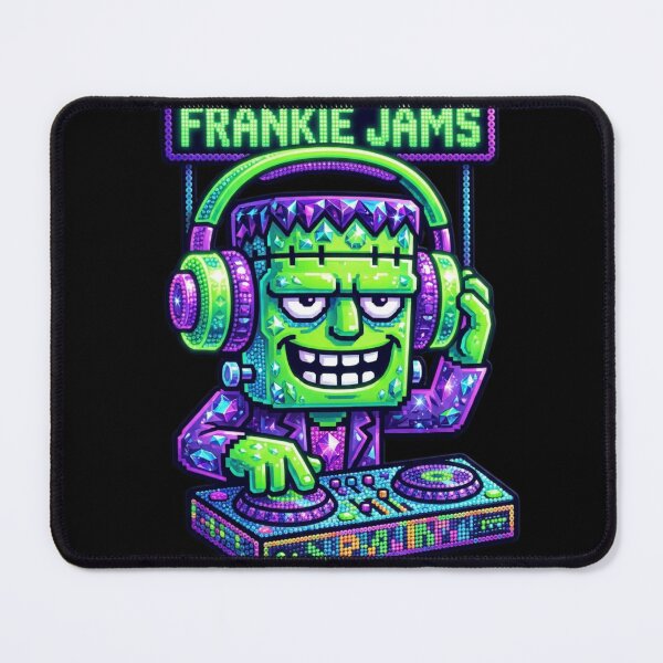 Item preview, Cool DJ Frankenstein 3D Perler Bead Pop Art Design designed and sold by Rahaf-shop9.