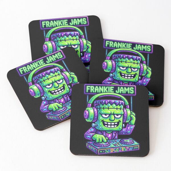 Item preview, Cool DJ Frankenstein 3D Perler Bead Pop Art Design designed and sold by Rahaf-shop9.